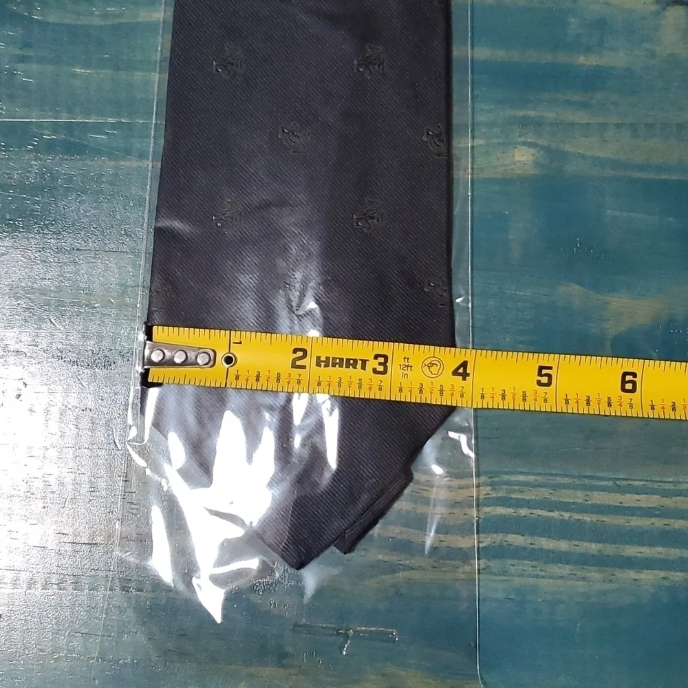 J. CREW Frog necktie Black / blue - NEW - Picture 8 of 8
